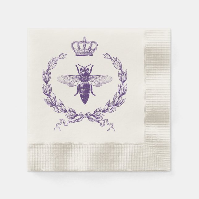 Serviette Jetable Queen Bee (Devant)