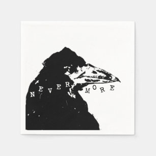 Serviette Jetable Raven d'Edgar Allan Poe