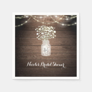 Serviette Jetable Respiration de bébé et lumières Réception de maria