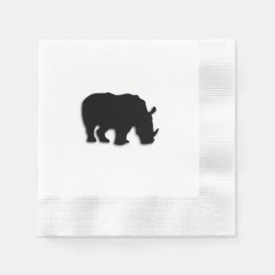 Serviette Jetable Rhino noir
