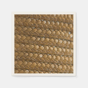 Serviette Jetable Rotin en osier de paille