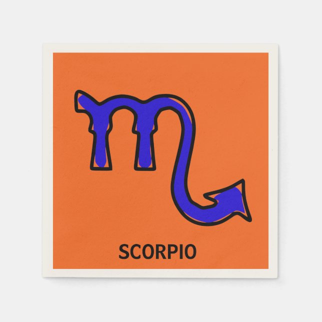 Serviette Jetable Scorpio (Devant)