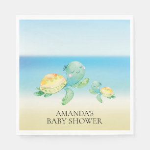 Serviette Jetable Serviettes de papier de baby shower neutre de