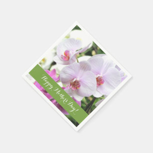 Serviette Jetable Serviettes de papier d'orchidées