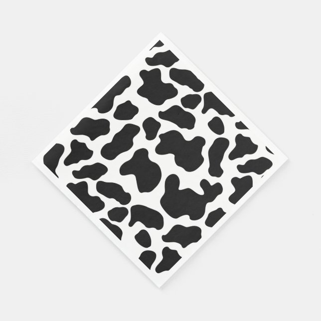 Serviette Jetable Serviettes - Motif de vache (Coin)
