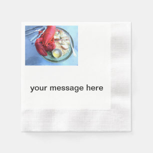 Serviette Jetable serviettes personnalisées de homard