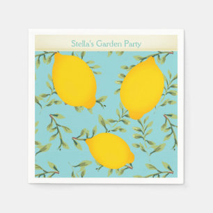 Serviette Jetable Serviettes personnalisées en papier citron de la p