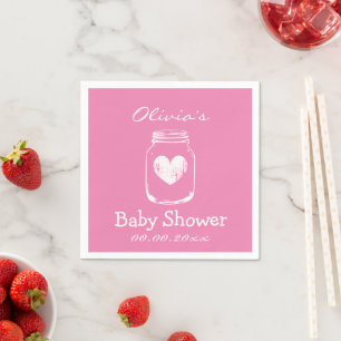 Serviette Jetable Serviettes personnalisées pour baby shower dans de
