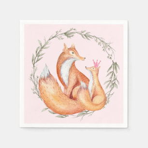 Serviette Jetable Serviettes pour Baby Shower Renard