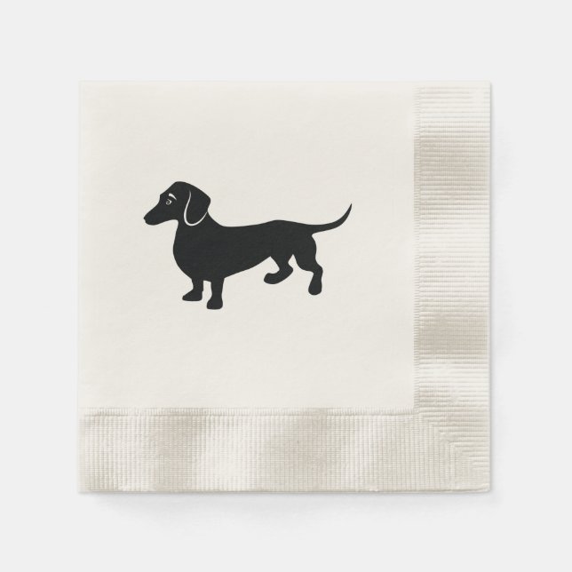 Serviette Jetable Silhouette (Devant)