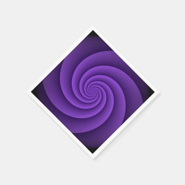 Serviette Jetable Spirales Arrière - plans Abstraites douces IV (Coin)