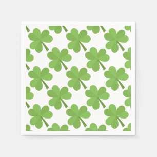 Serviette Jetable St Patrick Shamrock Irlande Irlande Irlande Clover
