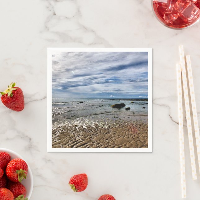SERVIETTE JETABLE STORMY SKY (En situation)