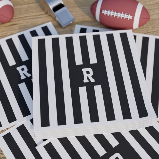 Serviette Jetable Stripes Sports Football Party Napkins (Créateur téléchargé)