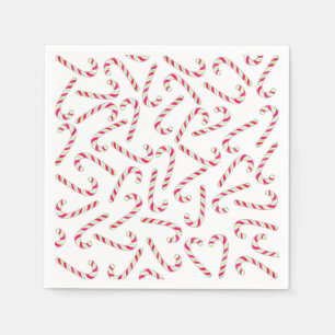 Serviette Jetable Sucre de canne de Noël motif