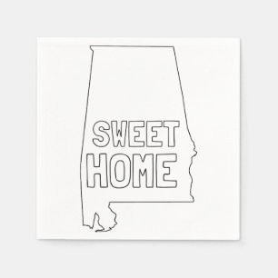 Serviette Jetable Sweet Home Alabama