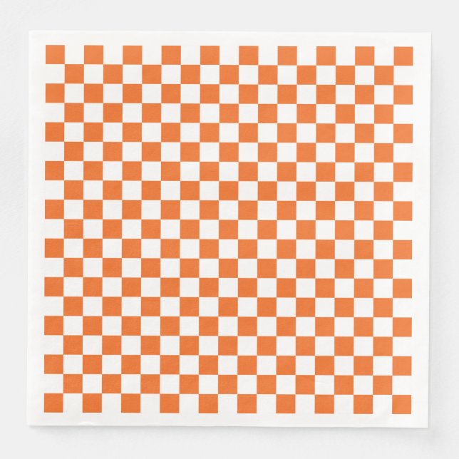 Serviette Jetable Tableau de bord orange (Devant)