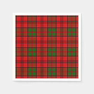 Serviette Jetable Tartan de Grant de clan