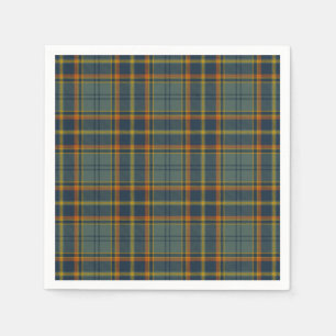Serviette Jetable Tartan d'Irlandais du comté d'Antrim
