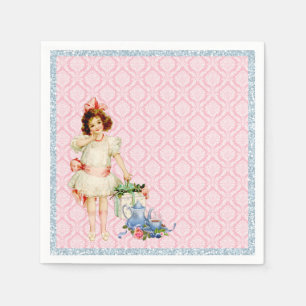 Serviette Jetable Thé à la fête