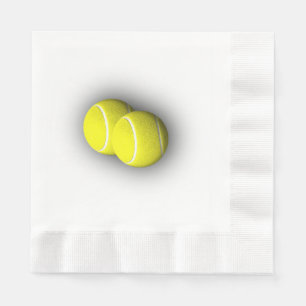 Serviette Jetable Thème de Tennis Ball Sport