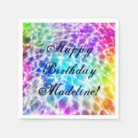 Tiedye Hippie Wavy Rainbow Effet