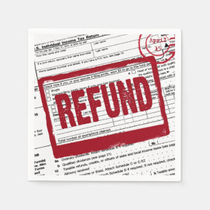 Serviette Jetable timbre de remboursement de taxe sur le revenu