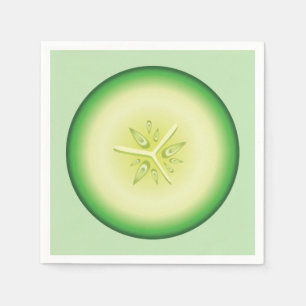 Serviette Jetable Tranche de concombre