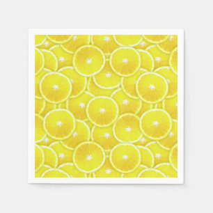 Serviette Jetable Tranches de citron