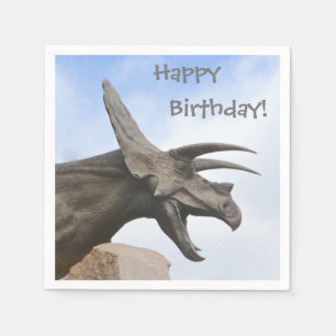 Serviette Jetable Triceratops Dinosaur Anniversaire