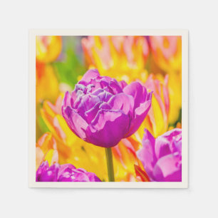 Serviette Jetable Tulipes Enchanter 12