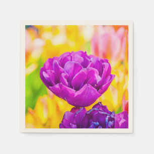 Serviette Jetable Tulipes Enchanter 15