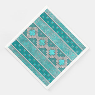 Serviette Jetable Turquoise du sud-ouest