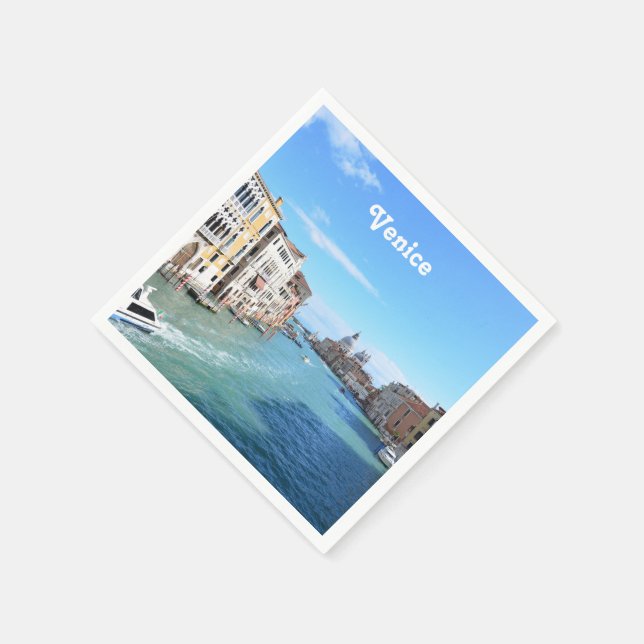 Serviette Jetable Venise (Coin)