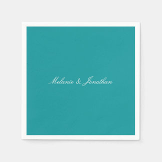 Serviette Jetable Vert turquoise
