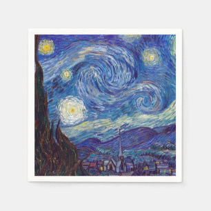 Serviette Jetable VINCENT VAN GOGH - Starry night 1889