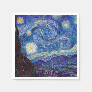 Serviette Jetable VINCENT VAN GOGH - Starry night 1889