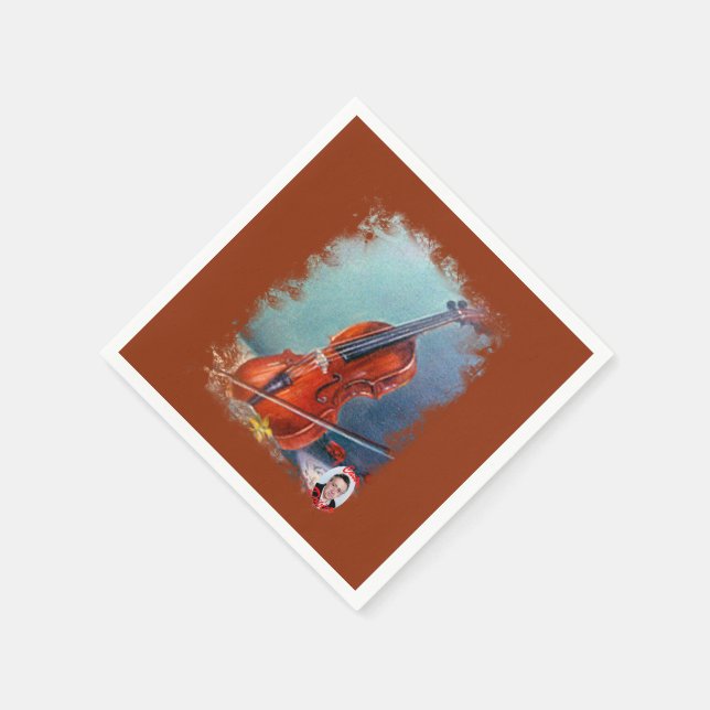 Serviette Jetable Violín (Coin)