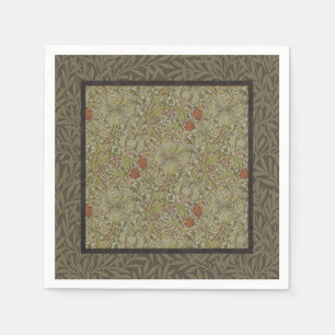 Serviette Jetable William Morris Floral Lys willow art design