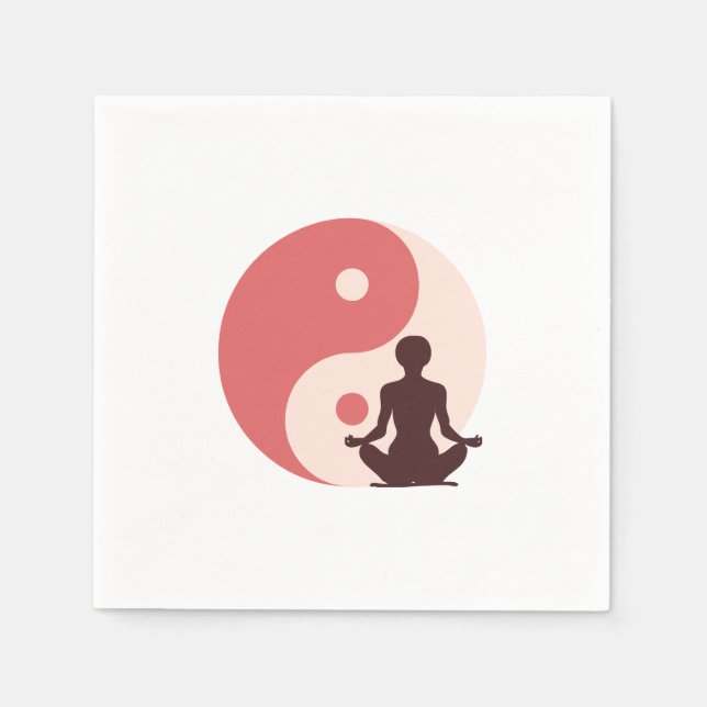 Serviette Jetable Yoga (Devant)