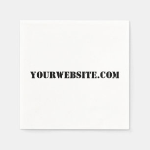 Serviette Jetable YourWebSite.com