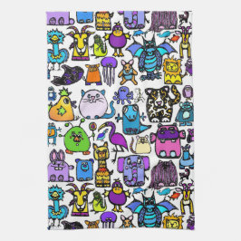serviette "l'alphabet book"