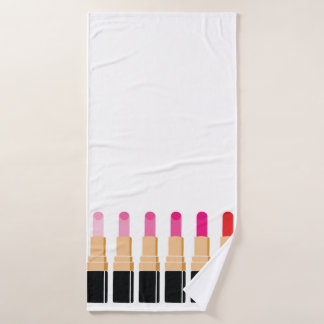 Serviette Lipsticks Rose