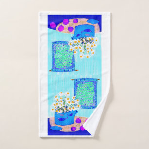 Serviette main Bouquet Daisy