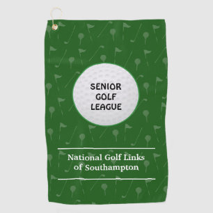 Serviette membre personnalisée du club de golf