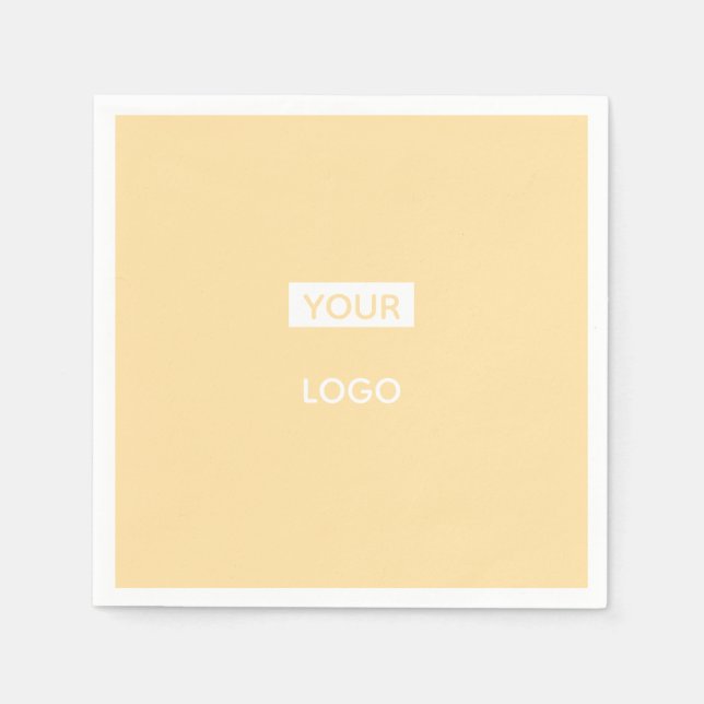 Serviette mit Ihrem Logo (Vorderseite)