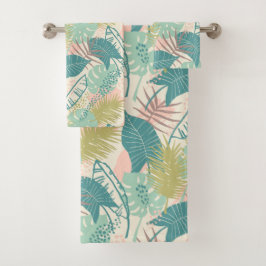 Serviette Motif feuille