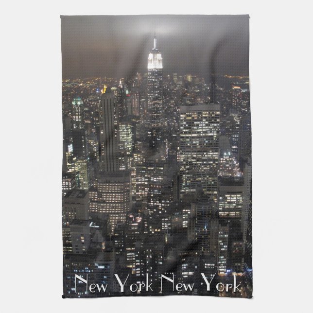 Serviette New York personnalisée NYC Serviette de  (Vertical)
