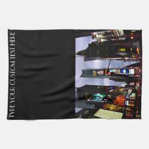 Serviette New York personnalisée Times Carré Servi