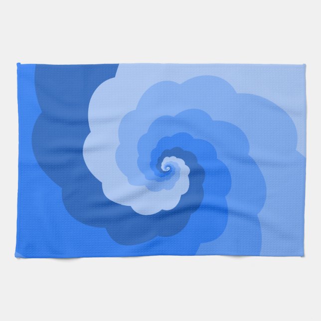 Serviette Ombre Blue Twister (Horizontal)